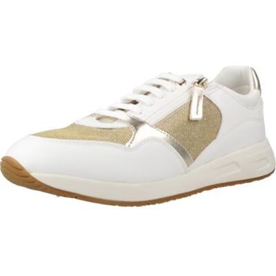Geox Sneaker da Donna D Bulmya B, Lt Oro Bianco, 37 EU Geox Sneaker da Donna D Bulmya B, Lt Oro Bianco, 37 EU
