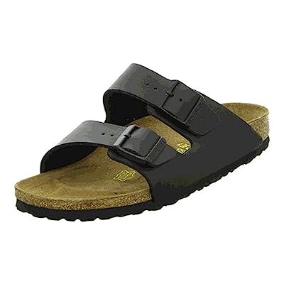 Birkenstock 0 Arizona Black, Birko Flor Sandalo Uomo, Black EU 46 Birkenstock 0 Arizona Black, Birko Flor Sandalo Uomo, Black EU 46