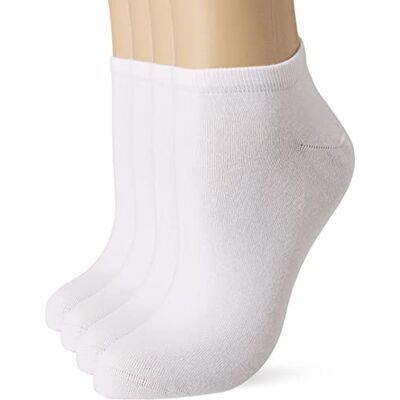 Tommy Hilfiger Sneaker, Calzini Donna, Bianco, 35-38 Tommy Hilfiger Sneaker, Calzini Donna, Bianco, 35-38