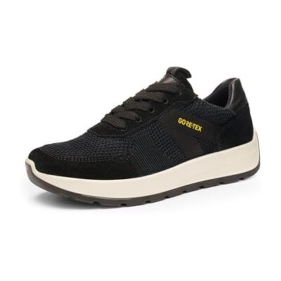 ARA New York, Scarpe da Ginnastica Donna, Nero, 36 EU Larga ARA New York, Scarpe da Ginnastica Donna, Nero, 36 EU Larga