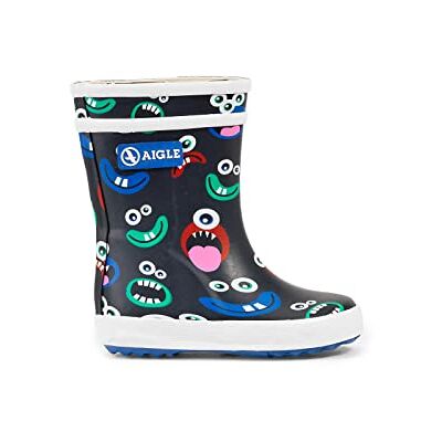Aigle Baby FLAC Theme, Botte de pluie Mixte bébé, Monstres, 21 EU Aigle Baby FLAC Theme, Botte de pluie Mixte bébé, Monstres, 21 EU