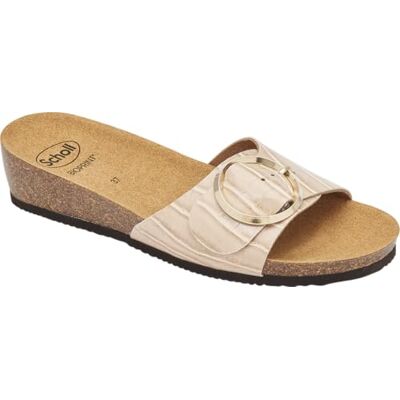 Scholl Donna Amalfi Mule Sandalo, beige, 37 EU Scholl Donna Amalfi Mule Sandalo, beige, 37 EU