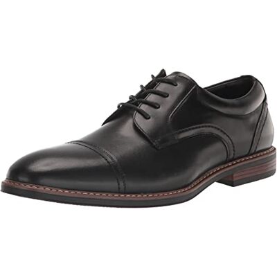 Nunn Bush Centro Flex cap Toe Oxford Dress Casual Leather Comfortable Lace Up, Uomo, Nero, 41.5 EU Nunn Bush Centro Flex cap Toe Oxford Dress Casual Leather Comfortable Lace Up, Uomo, Nero, 41.5 EU