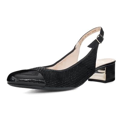 ARA Nizza, Scarpe décolleté Donna, Nero, 37.5 EU Larga ARA Nizza, Scarpe décolleté Donna, Nero, 37.5 EU Larga