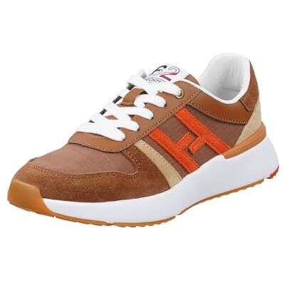 Hechter Paris Emma, Scarpe da Ginnastica Donna, Beige, Marrone, Arancione, 40 EU Hechter Paris Emma, Scarpe da Ginnastica Donna, Beige, Marrone, Arancione, 40 EU