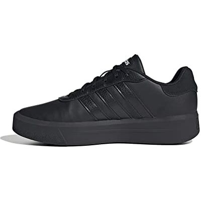 Adidas Donna Court Platform Shoes, Core Black / Core Black / Cloud White, 40 2/3 EU Adidas Donna Court Platform Shoes, Core Black / Core Black / Cloud White, 40 2/3 EU
