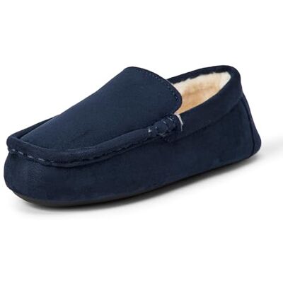 Amazon Essentials Pantofola a Mocassino Bambini e Ragazzi, Blu Marino, 29 EU Amazon Essentials Pantofola a Mocassino Bambini e Ragazzi, Blu Marino, 29 EU