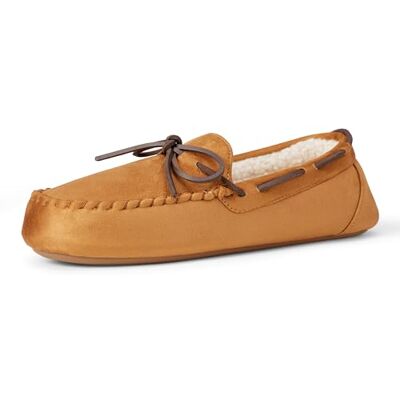 Amazon Essentials Pantofole a Mocassino Donna, Tan, 38.5 EU Amazon Essentials Pantofole a Mocassino Donna, Tan, 38.5 EU