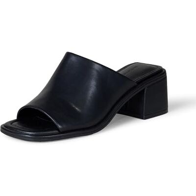 Amazon Essentials Mule con Tacco a Blocco Donna, Nero, 35 EU Amazon Essentials Mule con Tacco a Blocco Donna, Nero, 35 EU