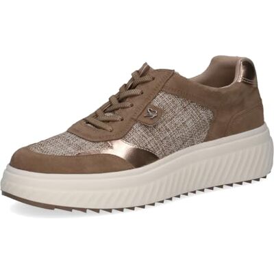 CAPRICE sneaker basse da donna, Beige (TAUPE COMB), 42 EU CAPRICE sneaker basse da donna, Beige (TAUPE COMB), 42 EU