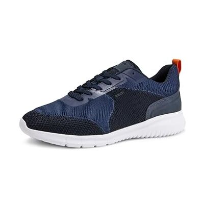 Geox U MONREALE A, Scarpe da Ginnastica Uomo, Navy, 45 EU Geox U MONREALE A, Scarpe da Ginnastica Uomo, Navy, 45 EU