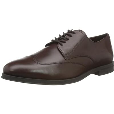Geox U Decio DOxford Uomo, Marrone Scuro., 45 EU Geox U Decio DOxford Uomo, Marrone Scuro., 45 EU