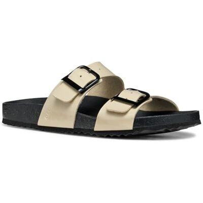 Geox D BRIONIA R M, Sandalo Piatto Donna, Lt Taupe, 38 EU Geox D BRIONIA R M, Sandalo Piatto Donna, Lt Taupe, 38 EU