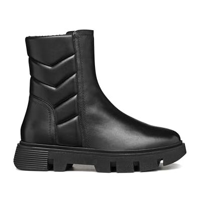 Geox Stivaletti da Donna D Vilde F, Nero, 37.5 EU Geox Stivaletti da Donna D Vilde F, Nero, 37.5 EU