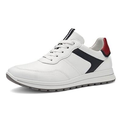 ARA Matteo, Scarpe da Ginnastica Uomo, Bianco Blu Cherry, 43 EU Larga ARA Matteo, Scarpe da Ginnastica Uomo, Bianco Blu Cherry, 43 EU Larga