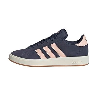 Adidas Donna Grand Court Base 00s Shoes, Shadow Navy/Blush pink/GUM10, 37 1/3 EU Adidas Donna Grand Court Base 00s Shoes, Shadow Navy/Blush pink/GUM10, 37 1/3 EU