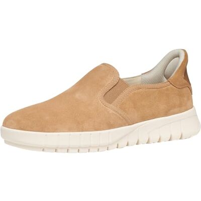 Geox Scarpe da Ginnastica D Flex Plus A, Beige, 35 EU Geox Scarpe da Ginnastica D Flex Plus A, Beige, 35 EU