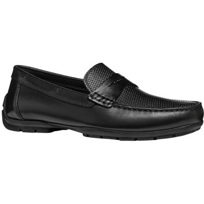 Geox U Moner W 2FIT D, Mocassino Uomo, Black, 41 EU Geox U Moner W 2FIT D, Mocassino Uomo, Black, 41 EU