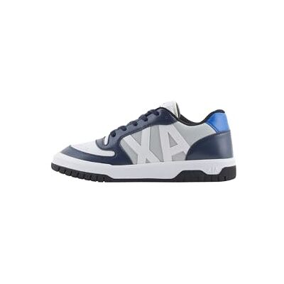Armani Scarpe da ginnastica Duck da uomo, blu navy e grigio, 41 EU, Navy Grey., 41 EU Armani Scarpe da ginnastica Duck da uomo, blu navy e grigio, 41 EU, Navy Grey., 41 EU