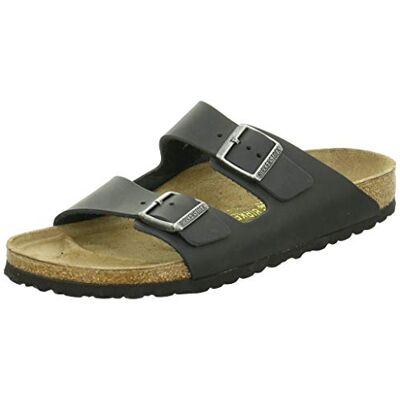 Birkenstock Arizona black, Oiled Leather PIANELLE Uomo, Black EU 38 Birkenstock Arizona black, Oiled Leather PIANELLE Uomo, Black EU 38