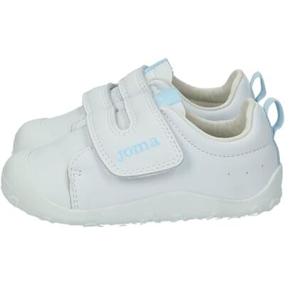 Joma Teddy Baby 2505 Blanco Azul, Scarpe da Ginnastica Unisex-Bimbi 0-24, Bianco Blu, 22 EU Joma Teddy Baby 2505 Blanco Azul, Scarpe da Ginnastica Unisex-Bimbi 0-24, Bianco Blu, 22 EU