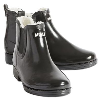 Aigle Carville Fur 2, Stivali in Gomma, Donna, Nero, 40 EU Aigle Carville Fur 2, Stivali in Gomma, Donna, Nero, 40 EU