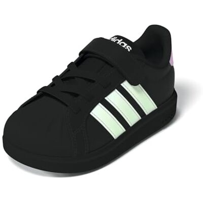 Adidas Unisex Bimbi 0-24 Streettalk Infants Shoes, Black/Iridescent/Core White, 25.5 EU Adidas Unisex Bimbi 0-24 Streettalk Infants Shoes, Black/Iridescent/Core White, 25.5 EU