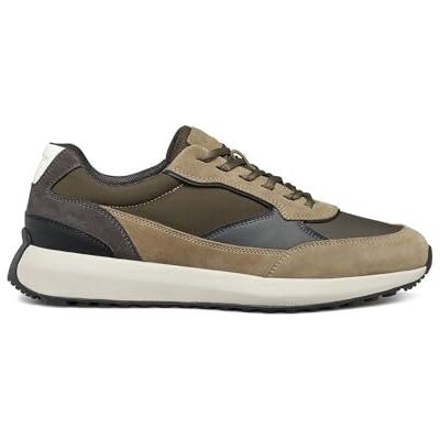 Geox Sneaker da Uomo U Volpiano A, Musk Military, 39 EU Geox Sneaker da Uomo U Volpiano A, Musk Military, 39 EU