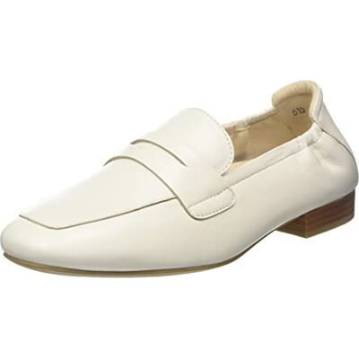 ARA Lione, Mocassino Donna, Crema, 41.5 EU Larga ARA Lione, Mocassino Donna, Crema, 41.5 EU Larga