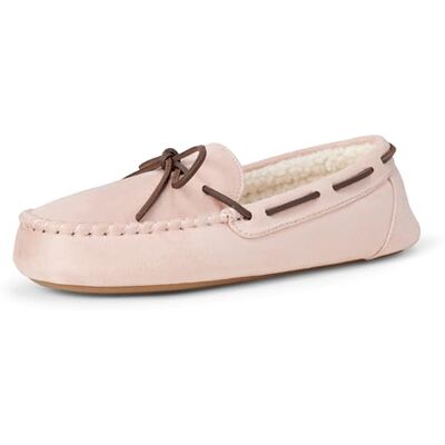 Amazon Essentials Pantofole a Mocassino Donna, Rosa Cipria, 38.5 EU Amazon Essentials Pantofole a Mocassino Donna, Rosa Cipria, 38.5 EU