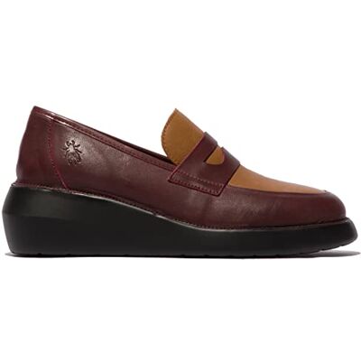 Fly London Blar513fly, Mocassino Donna, Bordeaux Cuoio, 41 EU Fly London Blar513fly, Mocassino Donna, Bordeaux Cuoio, 41 EU
