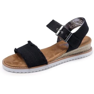 Skechers , Sandali Donna, Nero, 41 EU Skechers , Sandali Donna, Nero, 41 EU