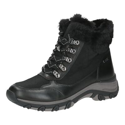 CAPRICE Sneakers alte da donna imbottite con lacci idrorepellenti, Nero (Black Nappa Co), 36 EU CAPRICE Sneakers alte da donna imbottite con lacci idrorepellenti, Nero (Black Nappa Co), 36 EU