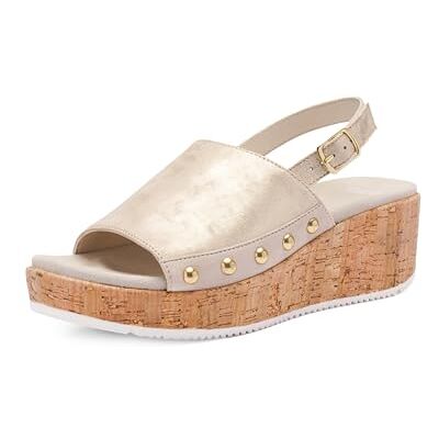 ARA Rimini, Sandali Donna, Sabbia Shell Naturale, 41 EU ARA Rimini, Sandali Donna, Sabbia Shell Naturale, 41 EU