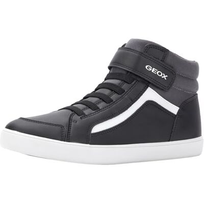 Geox Ragazzi J Gisli Boy C Sneaker, Black Dk Grey, 39 EU Geox Ragazzi J Gisli Boy C Sneaker, Black Dk Grey, 39 EU