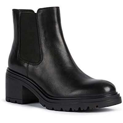 Geox D Damiana E, Stivaletti Donna, Nero, 39.5 EU Geox D Damiana E, Stivaletti Donna, Nero, 39.5 EU