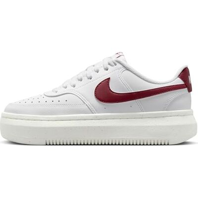 Nike Court Vision Alta Donna, White/Team Red-Sail EU 39 Nike Court Vision Alta Donna, White/Team Red-Sail EU 39