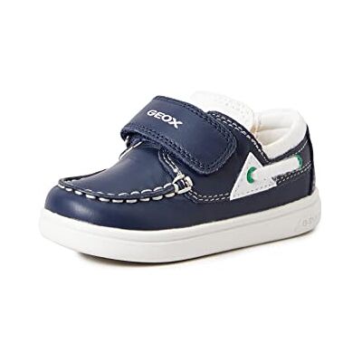 Geox B Djrock Boy C, Mocassini Bambini e ragazzi, Blu/Bianco (Navy/White C4211), 21 EU Geox B Djrock Boy C, Mocassini Bambini e ragazzi, Blu/Bianco (Navy/White C4211), 21 EU