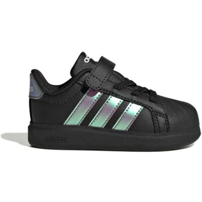 Adidas Unisex Bimbi 0-24 Streettalk Infants Shoes, Black/Iridescent/Core White, 26.5 EU Adidas Unisex Bimbi 0-24 Streettalk Infants Shoes, Black/Iridescent/Core White, 26.5 EU