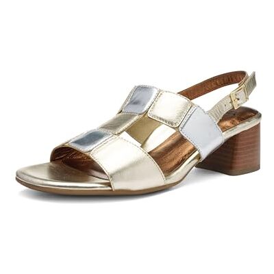 ARA Riva, Sandali Donna, Argento Platino, 36 EU Larga ARA Riva, Sandali Donna, Argento Platino, 36 EU Larga