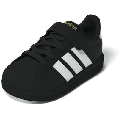 Adidas Unisex Bimbi 0-24 Streettalk Infants Shoes, Core Black/Ftwr White/Gold Met., 25 EU Adidas Unisex Bimbi 0-24 Streettalk Infants Shoes, Core Black/Ftwr White/Gold Met., 25 EU