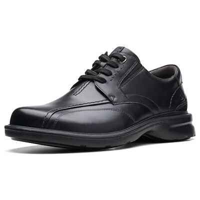 Clarks Men's Gessler Lace Oxford, Cuoio Nero, 42 EU Clarks Men's Gessler Lace Oxford, Cuoio Nero, 42 EU