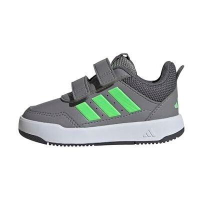 Adidas Unisex Bimbi 0-24 TENSAUR Sport 3.0 Shoes Infants, Grey Three/Lime Burst/Grey Five, 21 EU Adidas Unisex Bimbi 0-24 TENSAUR Sport 3.0 Shoes Infants, Grey Three/Lime Burst/Grey Five, 21 EU