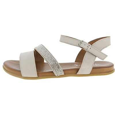 Andrea Conti , Sandali Donna, grigio argentato, 37 EU Andrea Conti , Sandali Donna, grigio argentato, 37 EU
