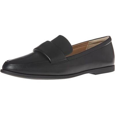 Amazon Essentials Mocassini con Punta Morbida Donna, Nero Finta Pelle, 38.5 EU Amazon Essentials Mocassini con Punta Morbida Donna, Nero Finta Pelle, 38.5 EU