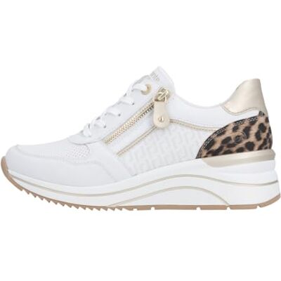 Remonte Scarpe da Ginnastica Basse da Donna D0t10, Bianche, 38 Remonte Scarpe da Ginnastica Basse da Donna D0t10, Bianche, 38