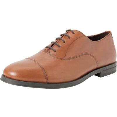 Geox U Decio a Oxford da Uomo, Lt Marrone, 46 EU Geox U Decio a Oxford da Uomo, Lt Marrone, 46 EU