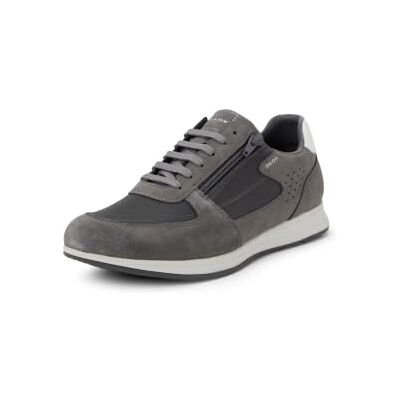 Geox Scarpe da Ginnastica da Uomo, U Avery A, Grigio Scuro, 41 EU Geox Scarpe da Ginnastica da Uomo, U Avery A, Grigio Scuro, 41 EU