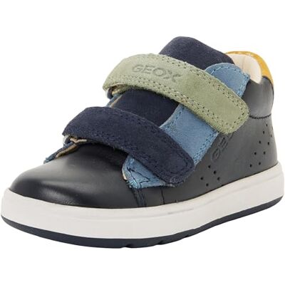 Geox BBIGLIA Boy D Sneaker, Navy/Dk Sky, 19 EU Geox BBIGLIA Boy D Sneaker, Navy/Dk Sky, 19 EU