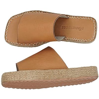 Bonateks , Sandalo a Cuneo Donna, Marrone, 39 EU Bonateks , Sandalo a Cuneo Donna, Marrone, 39 EU